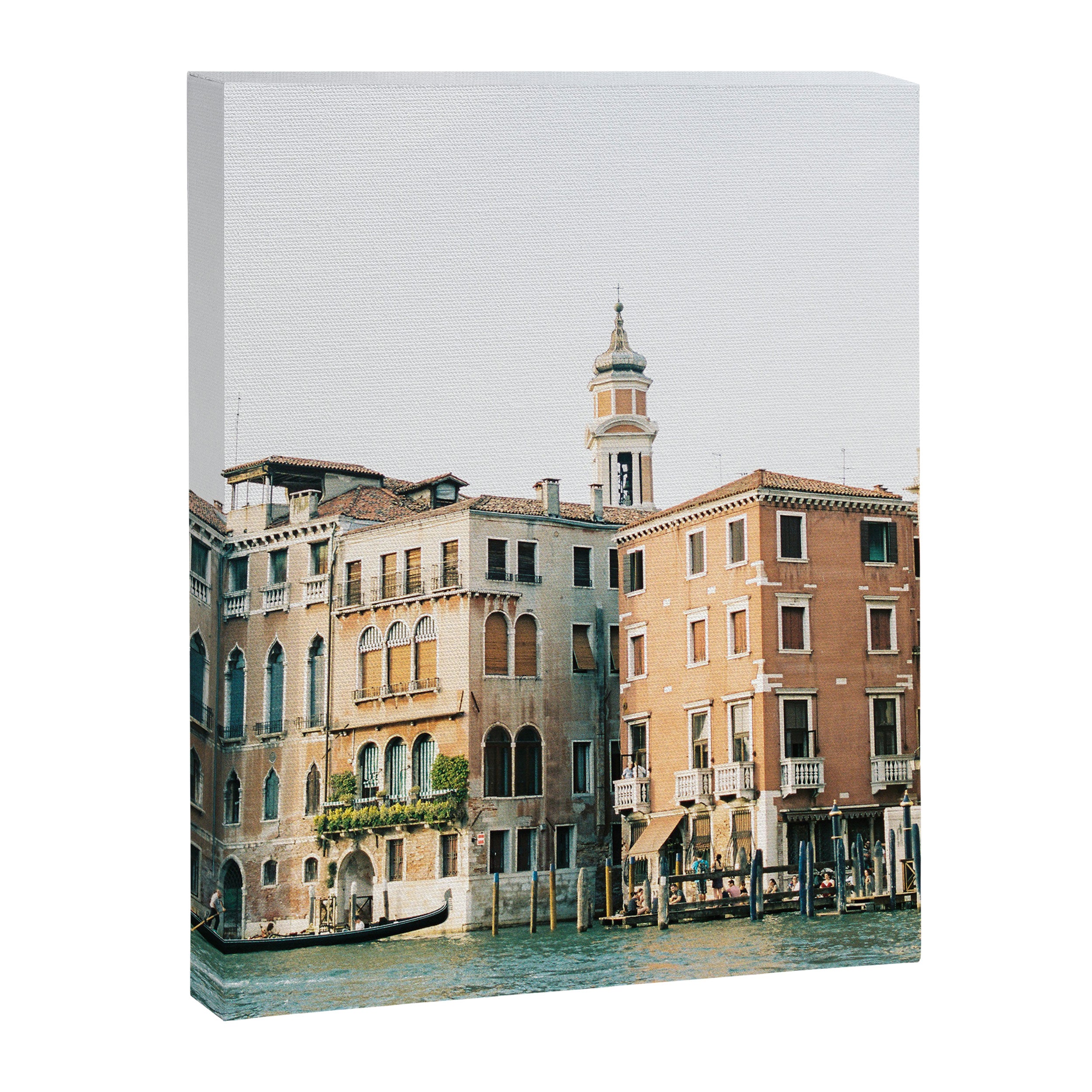Travel photography | Architecture of Venice | Pastel colored buildings and the canals | Italy Canvas Print Gallery Image 6
