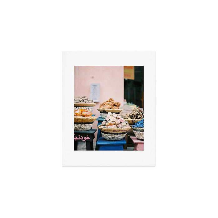 Travel photography print âSouks of Marrakechâ | Morocco photo print art | Wanderlust wall art Art Print Gallery Image 1