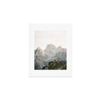Tre cime peaks | Travel fine art photography print Italy | Pastel adventure vibes Art Print Gallery Image 1