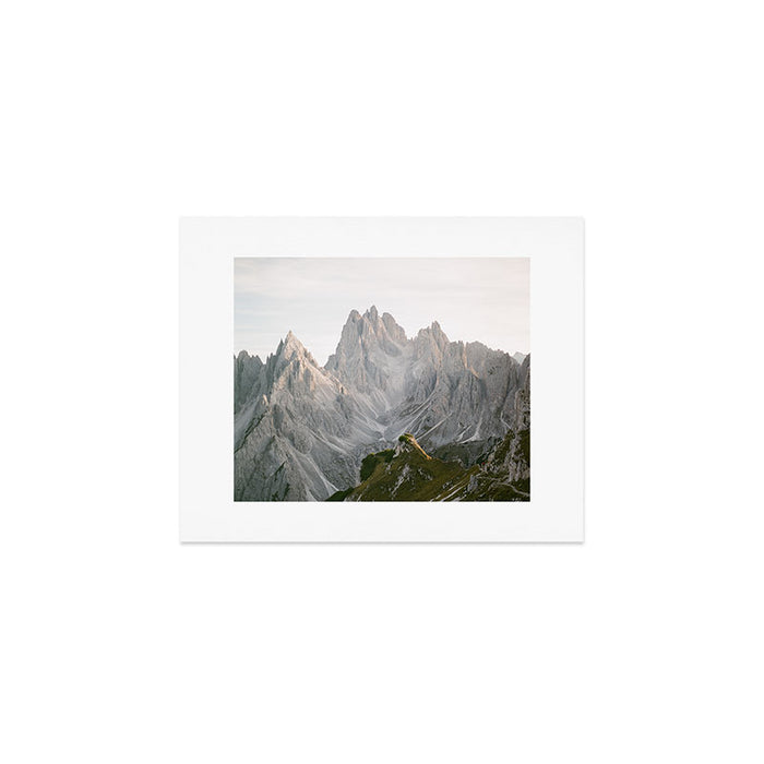 Tre cime peaks | Travel fine art photography print Italy | Pastel adventure vibes Art Print Gallery Image 1