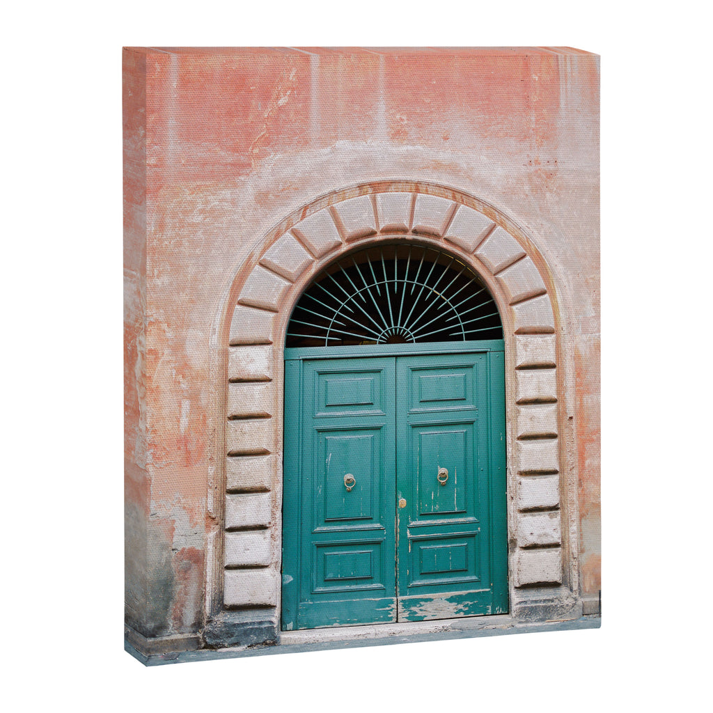 Rome Trastevere Door | Italy Travel Photography Canvas Print Gallery Image 6