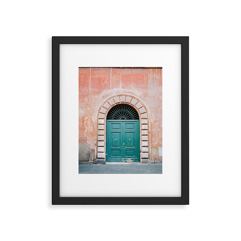 Rome Trastevere Door | Italy Travel Photography Framed Art Print Gallery Image 5