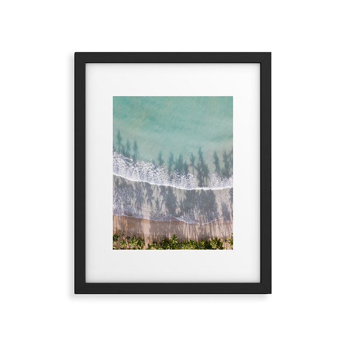 Turquoise water | Tropical travel photography | The Dominican Republic Framed Art Print Gallery Image 1