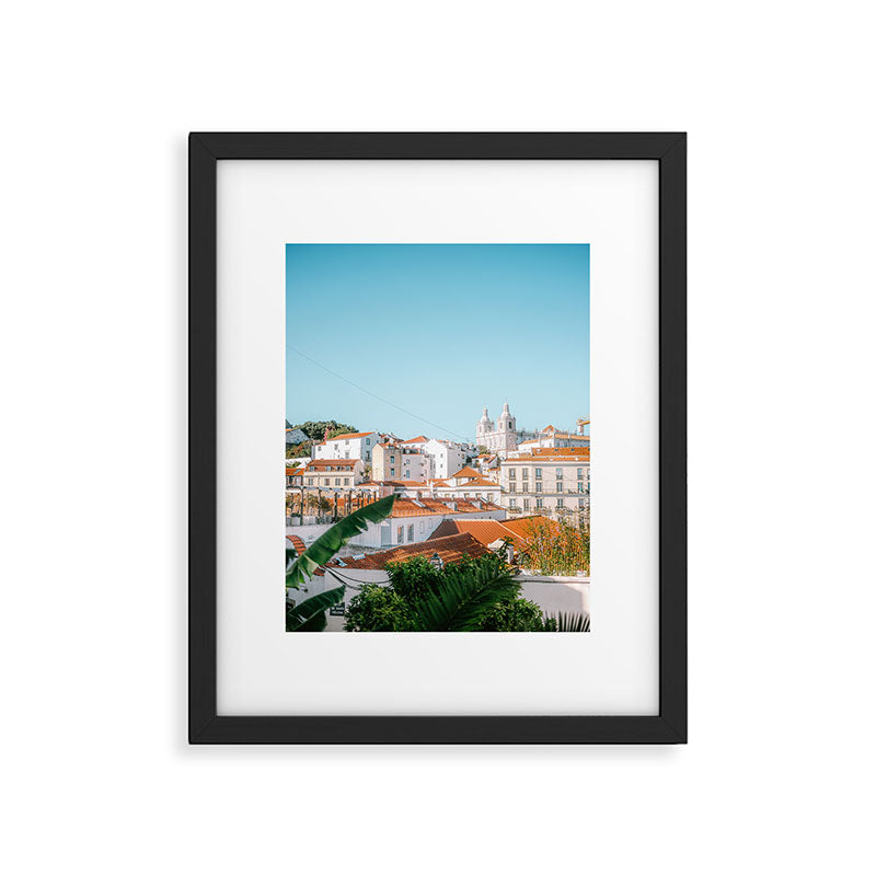 View of the Alfama district | Fine art photography print in Portugal, Europe Framed Art Print Gallery Image 5