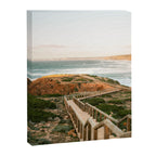 Walkway into the Algarve | Portugal beach travel photography | Praia Bordeira Canvas Print Gallery Image 6