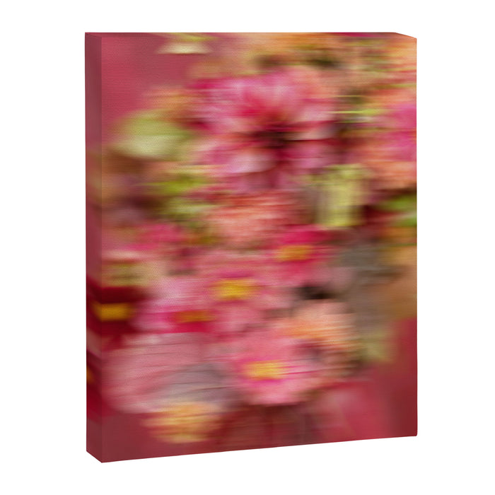 Whimsical Blur | Abstract Floral Motion Photography Canvas Print Gallery Image 1