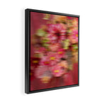 Whimsical Blur | Abstract Floral Motion Photography Framed Canvas Print Gallery Image 2
