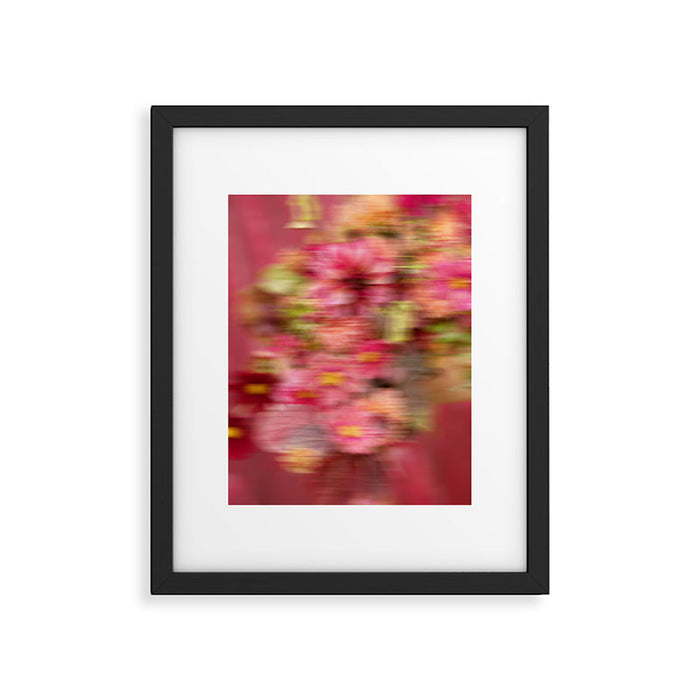 Whimsical Blur | Abstract Floral Motion Photography Framed Art Print Gallery Image 1