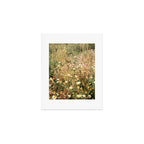 Wildflowers on the coast in Ericeira | Portugal travel photography Art Print Gallery Image 1