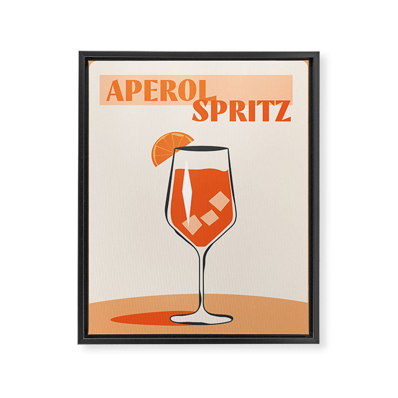 Aperol Spritz Framed Canvas Print Gallery Image 6