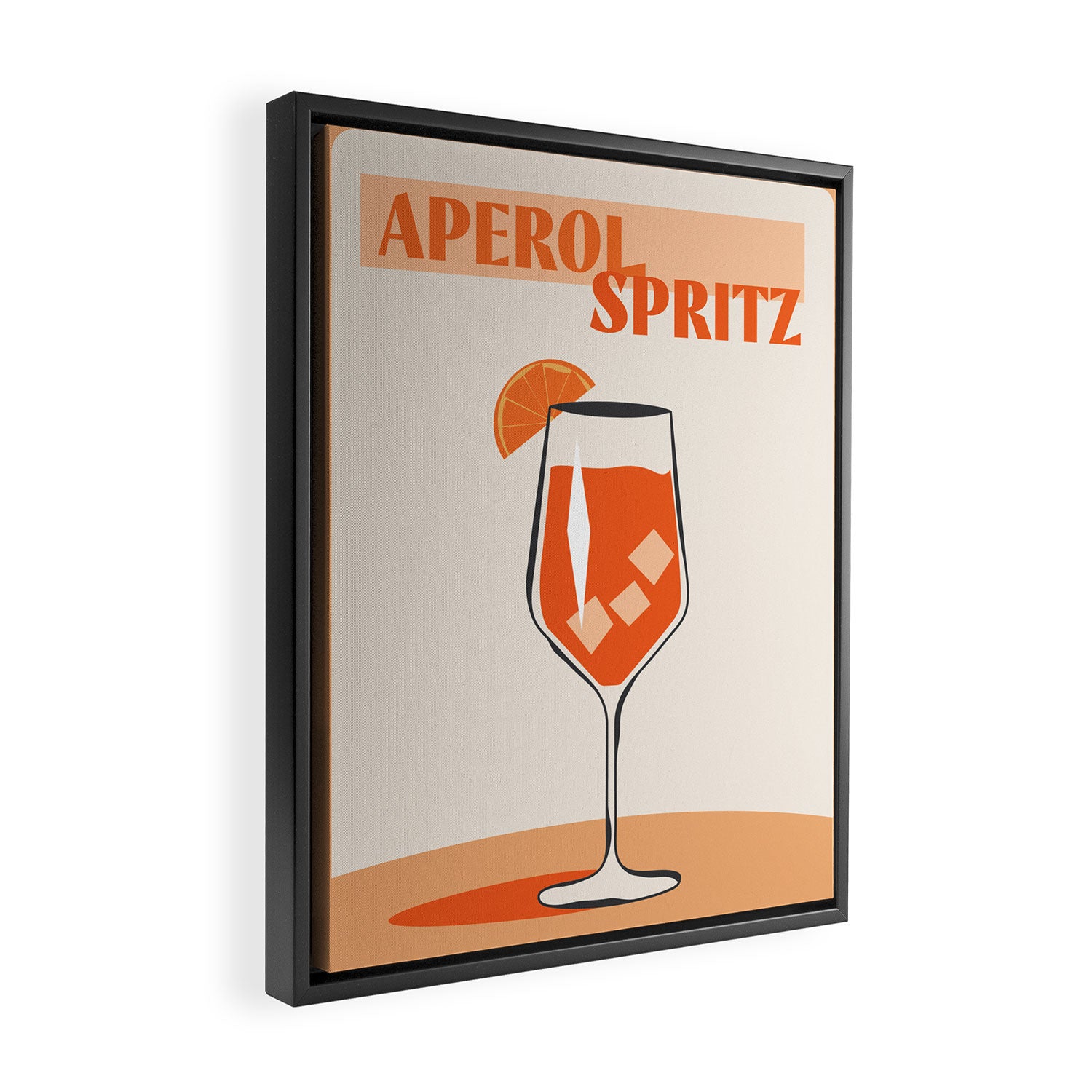 Aperol Spritz Framed Canvas Print Gallery Image 2