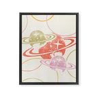 Disco On Saturn Framed Canvas Print Gallery Image 6