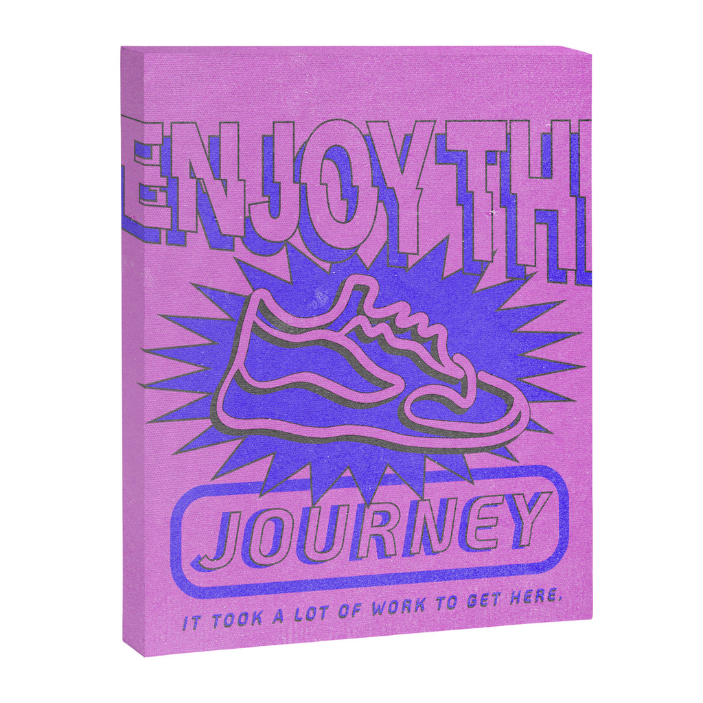 Enjoy the Journey - Pink Canvas Print Gallery Image 6
