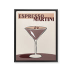 Espresso Martini Framed Canvas Print Gallery Image 6