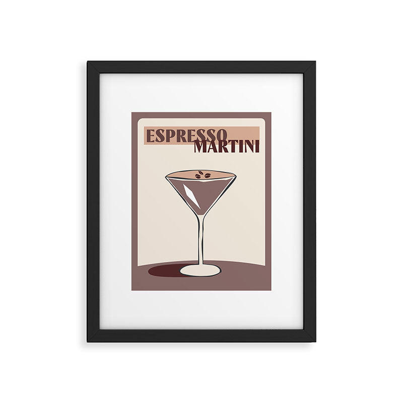 Espresso Martini Framed Art Print Gallery Image 5