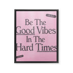 Good Vibes Framed Canvas Print Gallery Image 6