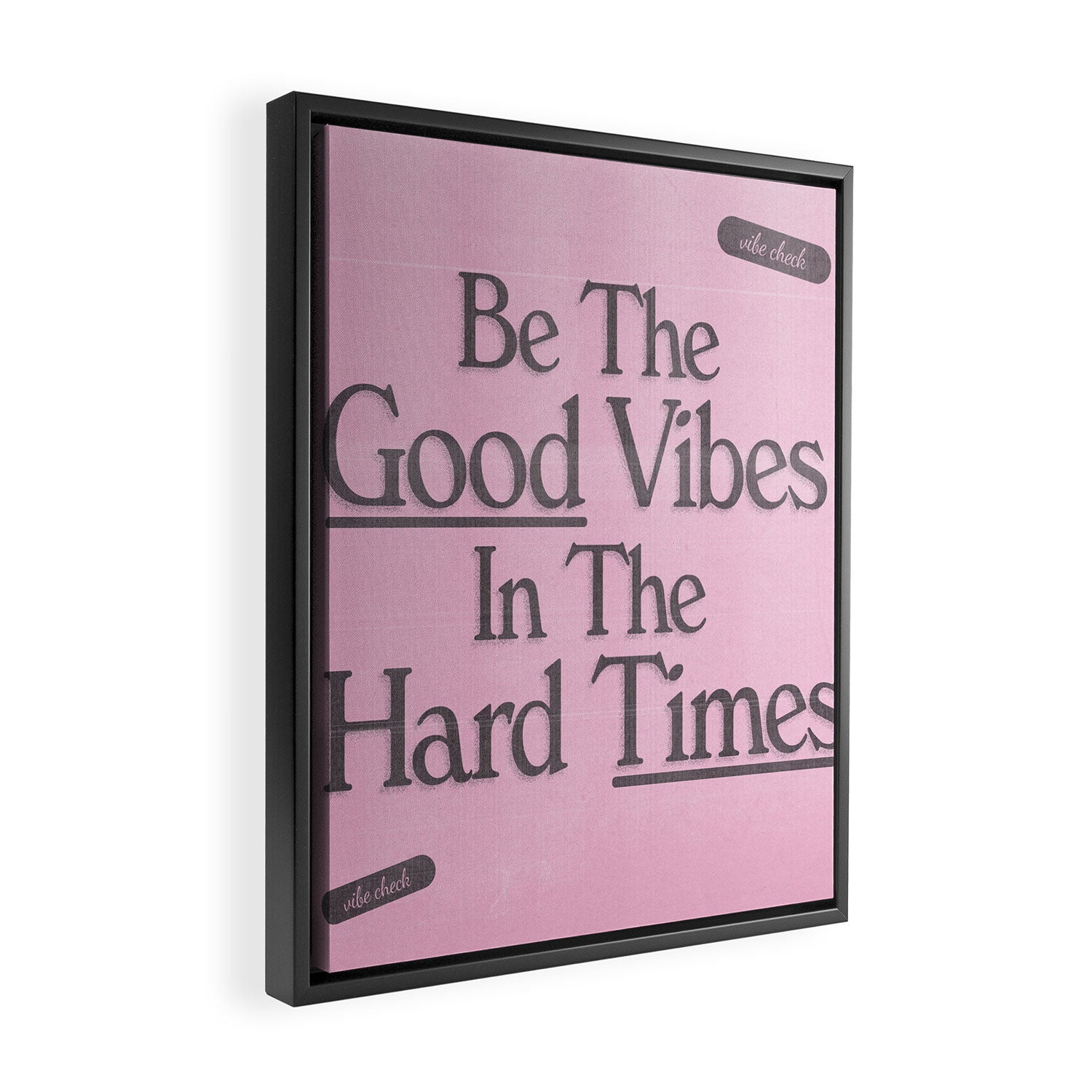 Good Vibes Framed Canvas Print Gallery Image 2