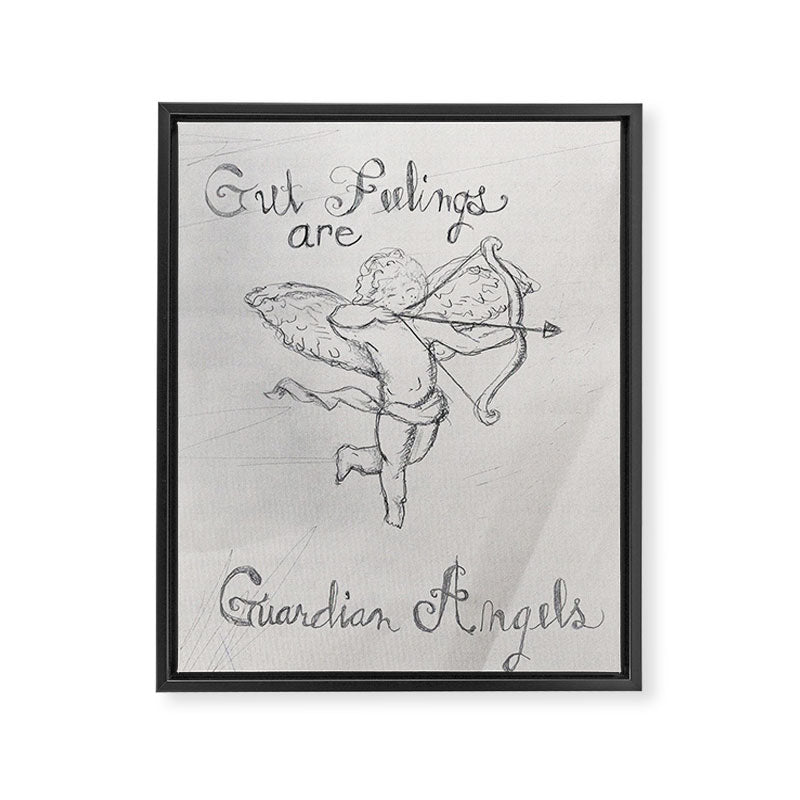 Gut Feelings Are Guardian Angels Framed Canvas Print Gallery Image 6