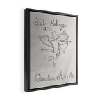Gut Feelings Are Guardian Angels Framed Canvas Print Gallery Image 2
