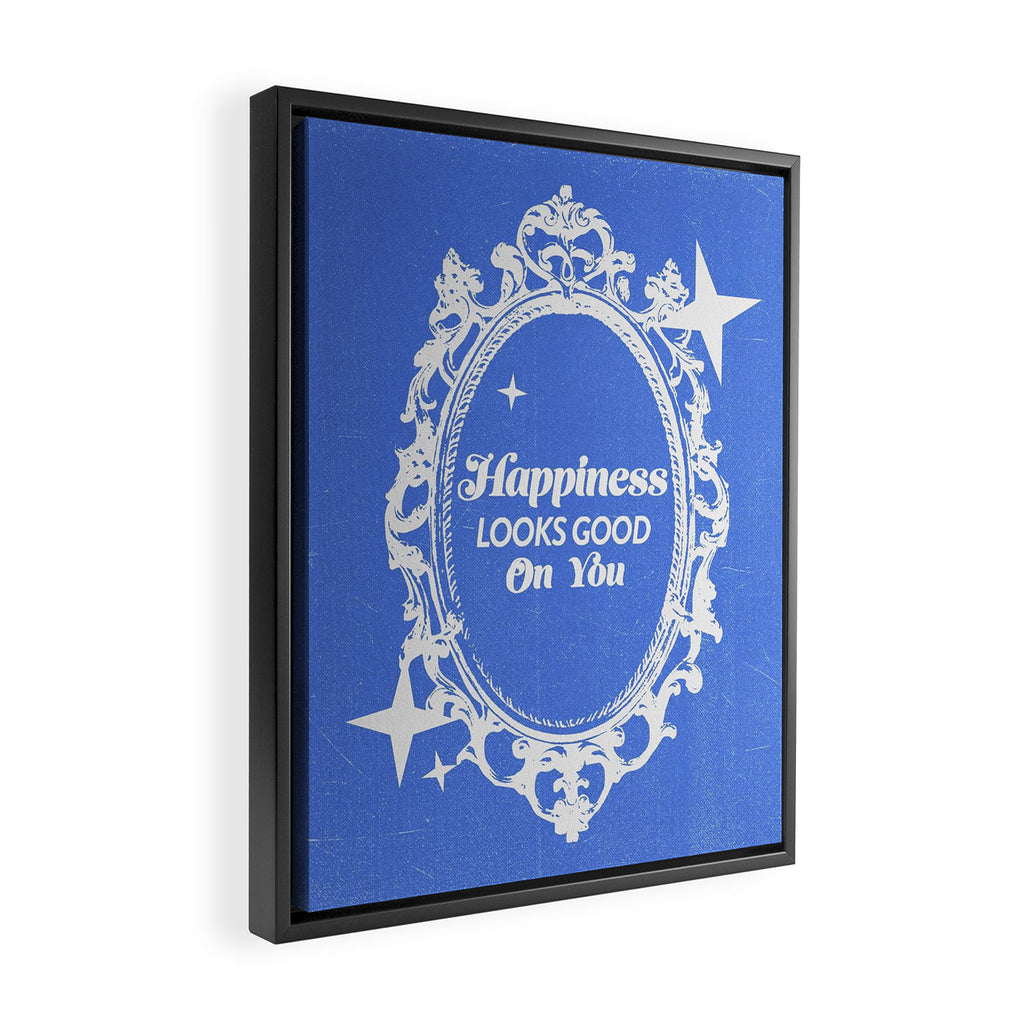 Happiness Looks Good On You  Framed Canvas Print Gallery Image 2