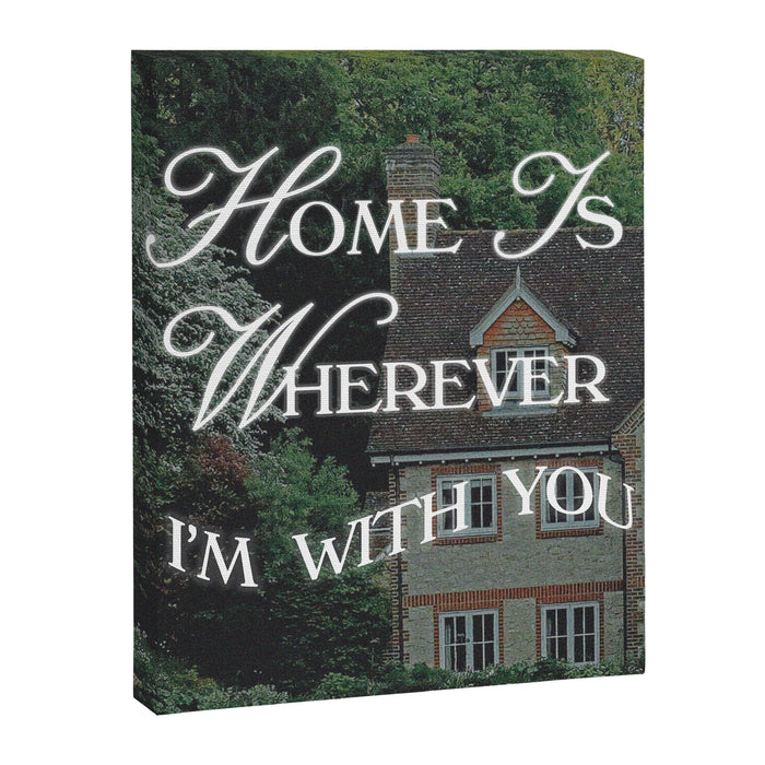 Home is Wherever I'm With You Canvas Print Gallery Image 1