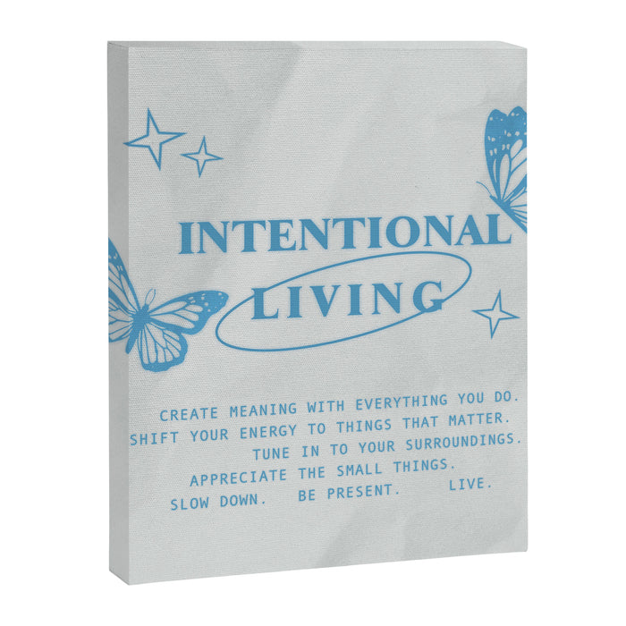 Intentional Living Canvas Print Gallery Image 1