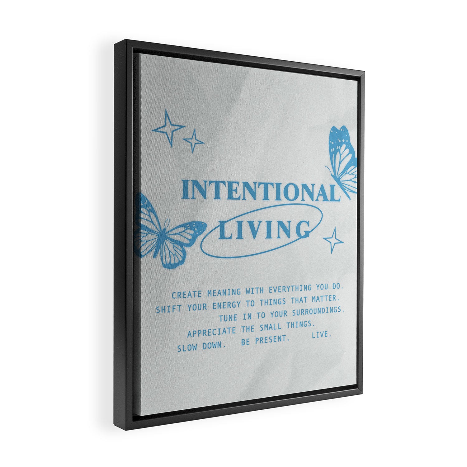 Intentional Living Framed Canvas Print Gallery Image 2