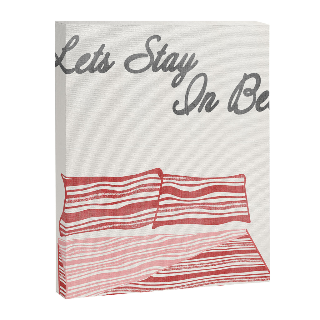 Let's Stay in Bed Canvas Print Gallery Image 6