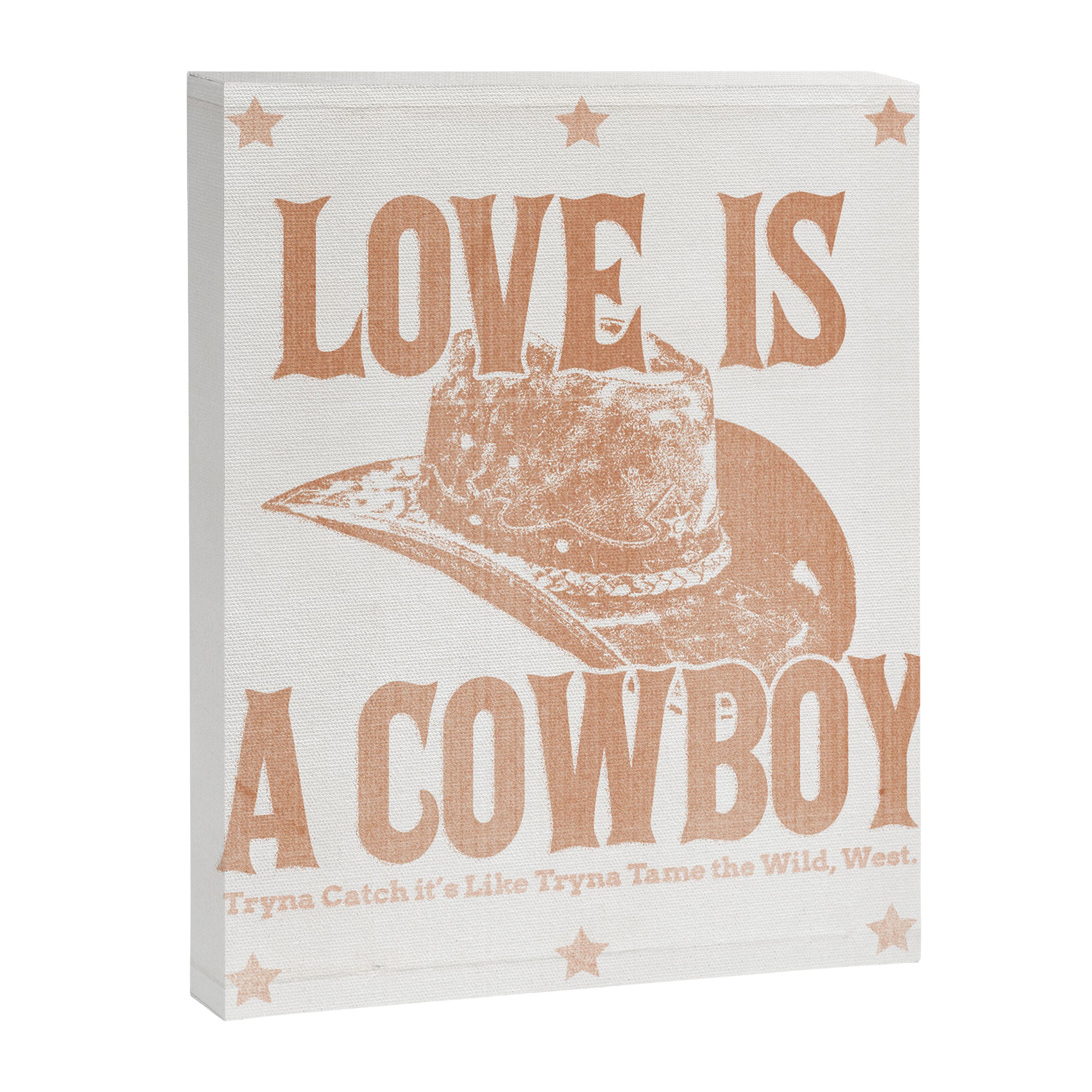 Love is a Cowboy Canvas Print Gallery Image 6