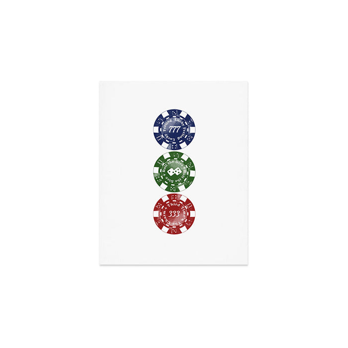 Lucky Chips - Angel Numbers Art Print Gallery Image 1