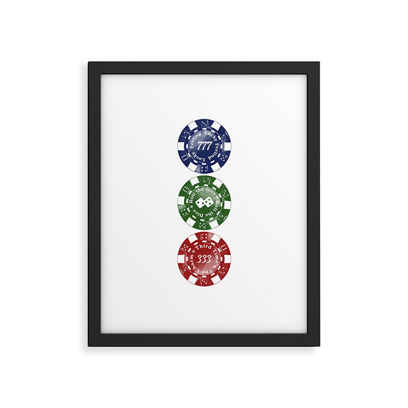 Lucky Chips - Angel Numbers Framed Art Print Gallery Image 5