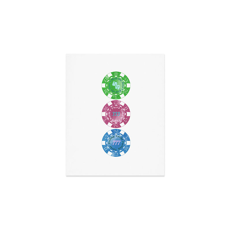 Lucky Chips Art Print Gallery Image 1