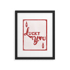 Lucky You Framed Art Print Gallery Image 5