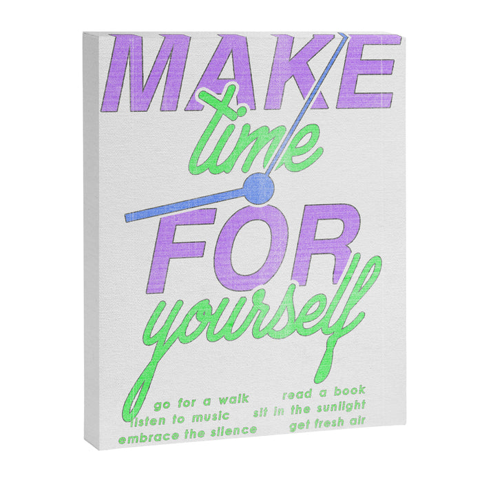 Make Time for Yourself Canvas Print Gallery Image 1