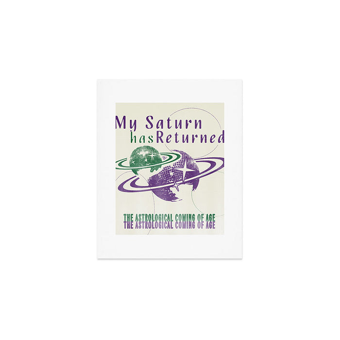 My Saturn Has Returned Art Print Gallery Image 1