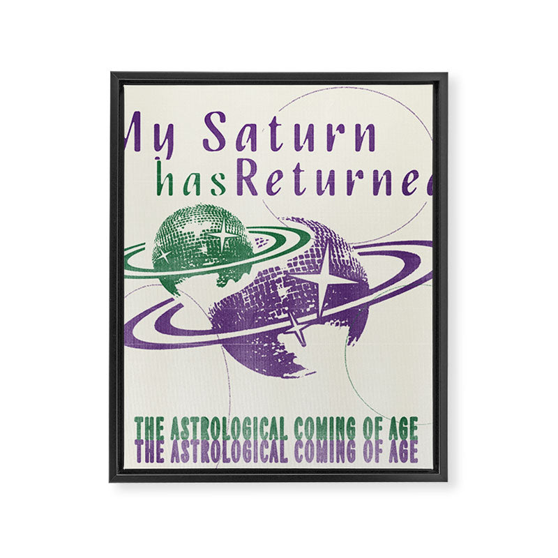 My Saturn Has Returned Framed Canvas Print Gallery Image 6