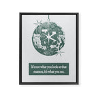 Perspective - Green Framed Canvas Print Gallery Image 6