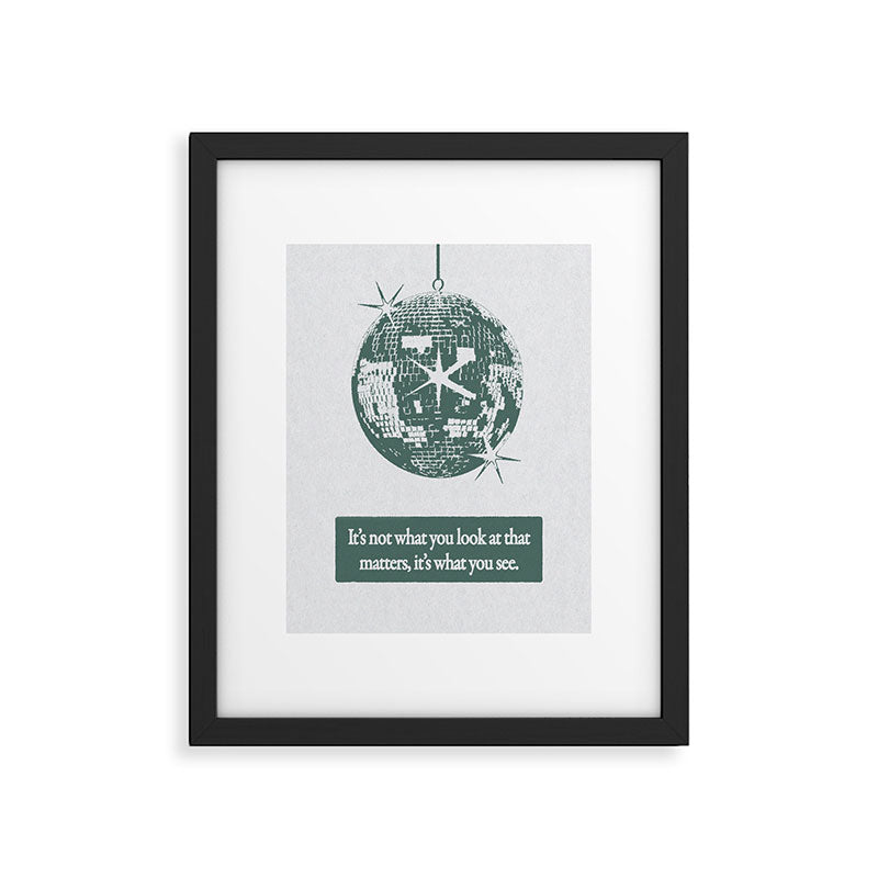 Perspective - Green Framed Art Print Gallery Image 5