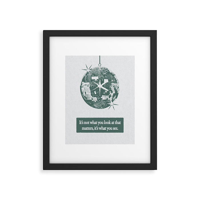 Perspective - Green Framed Art Print Gallery Image 1