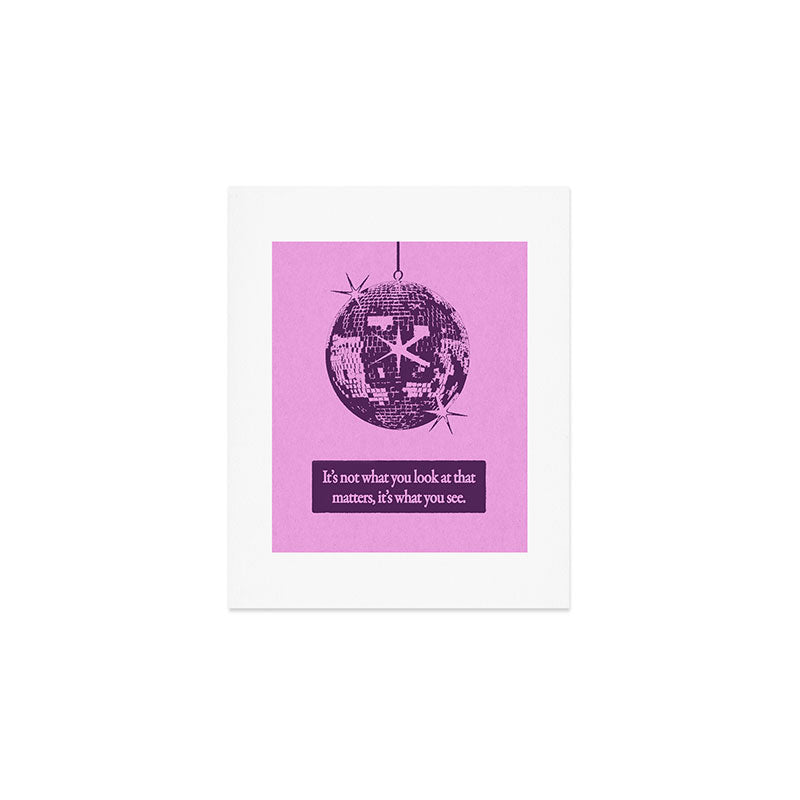 Perspective - Pink Art Print Gallery Image 1