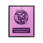 Perspective - Pink Framed Canvas Print Gallery Image 6