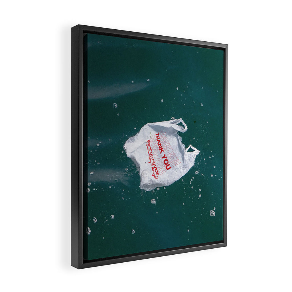 Perspective - Pink Framed Canvas Print Gallery Image 2