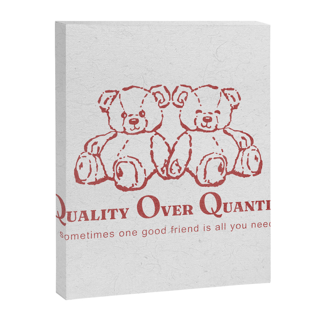 Quality over Quantity Canvas Print Gallery Image 6