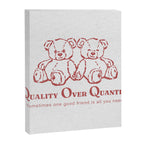 Quality over Quantity Canvas Print Gallery Image 6