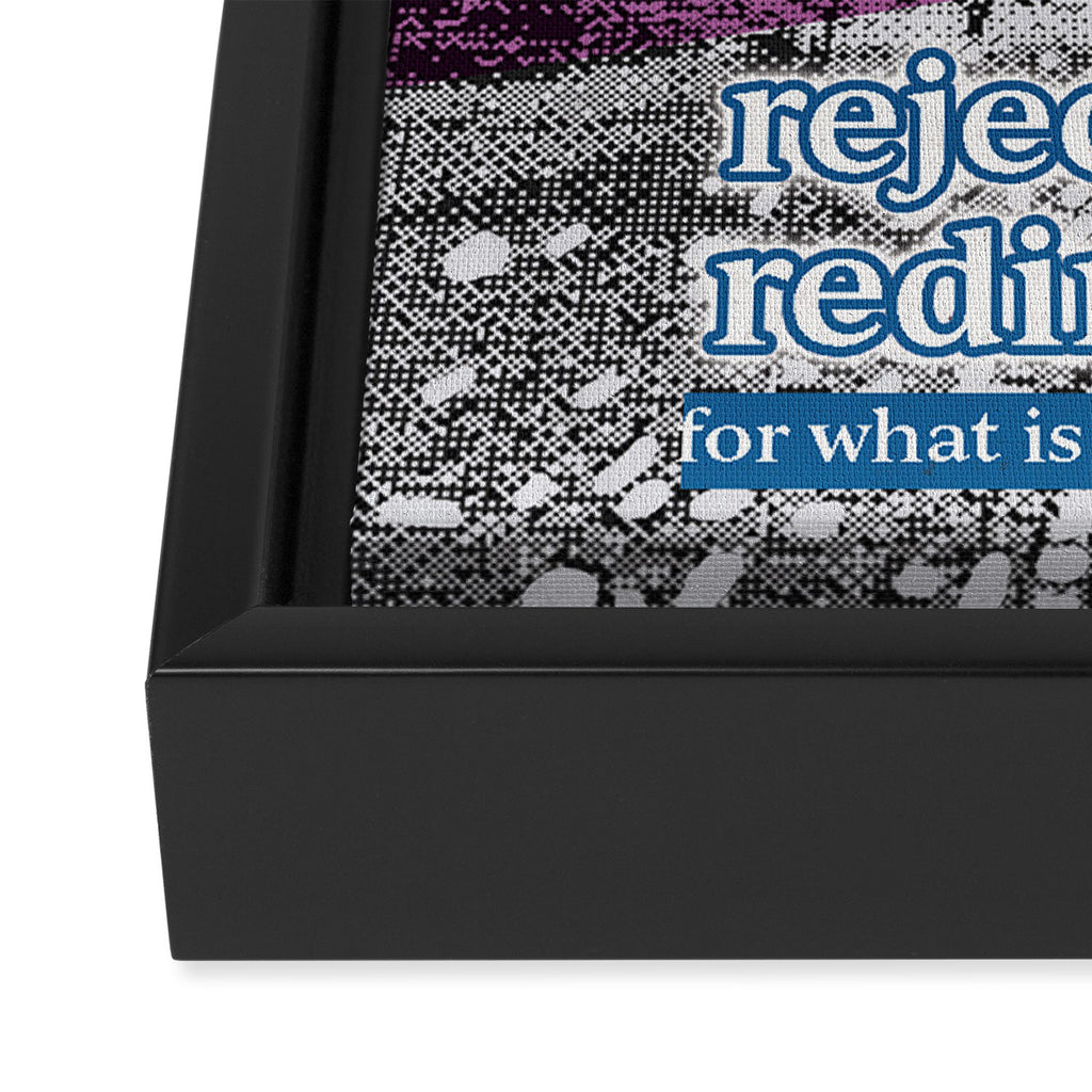 Rejection is Redirection  Framed Canvas Print Gallery Image 3