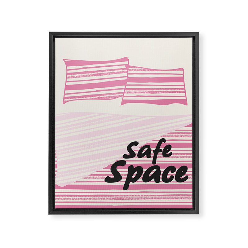 Safe Space Framed Canvas Print Gallery Image 6