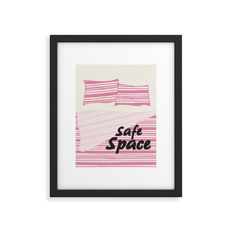 Safe Space Framed Art Print Gallery Image 5