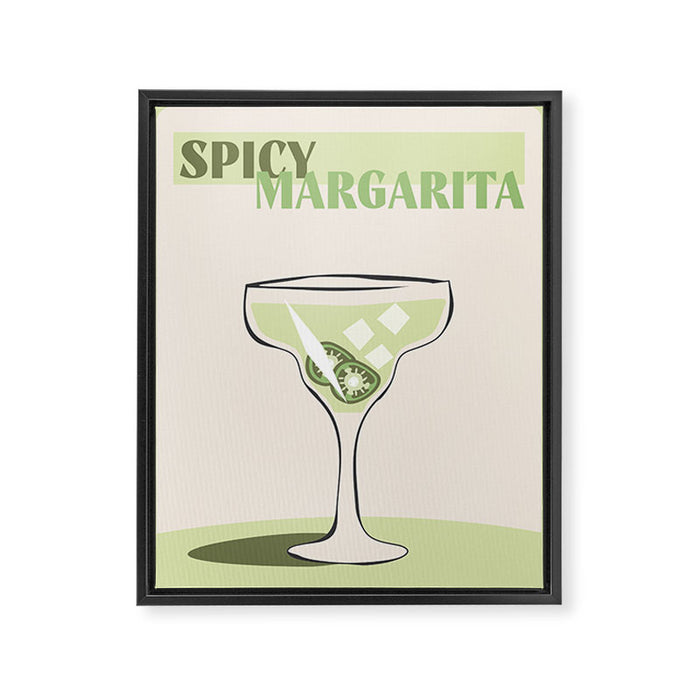 Spicy Margarita Framed Canvas Print Gallery Image 1