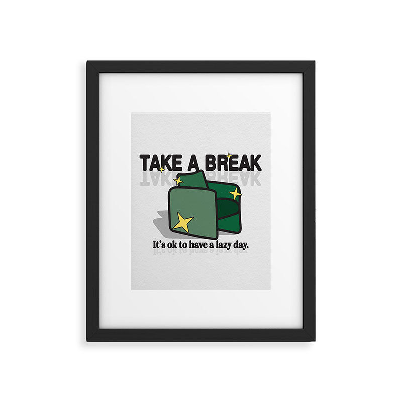 Take a Break! Framed Art Print Gallery Image 5