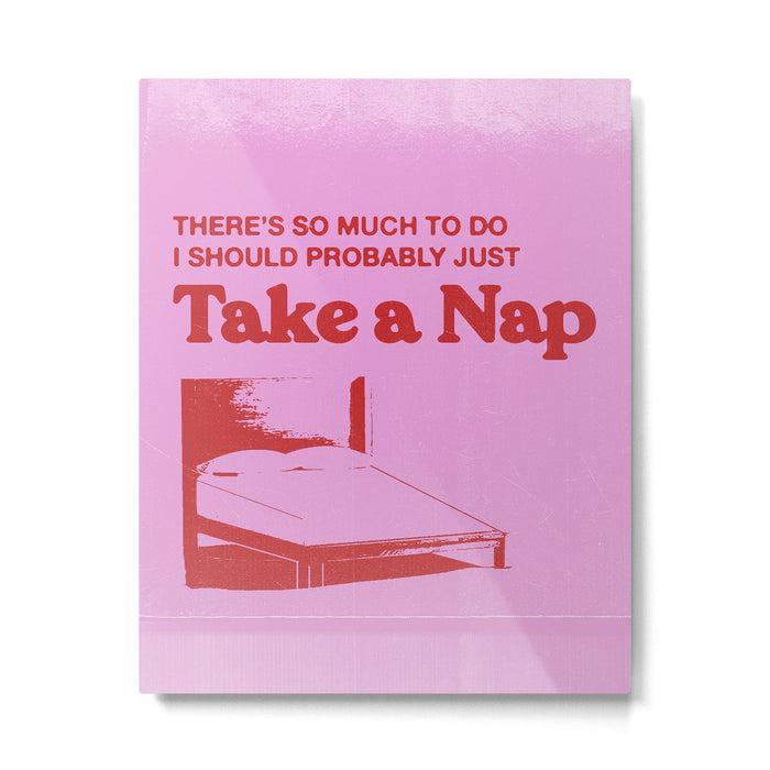 Take A Nap Metal Print Gallery Image 1